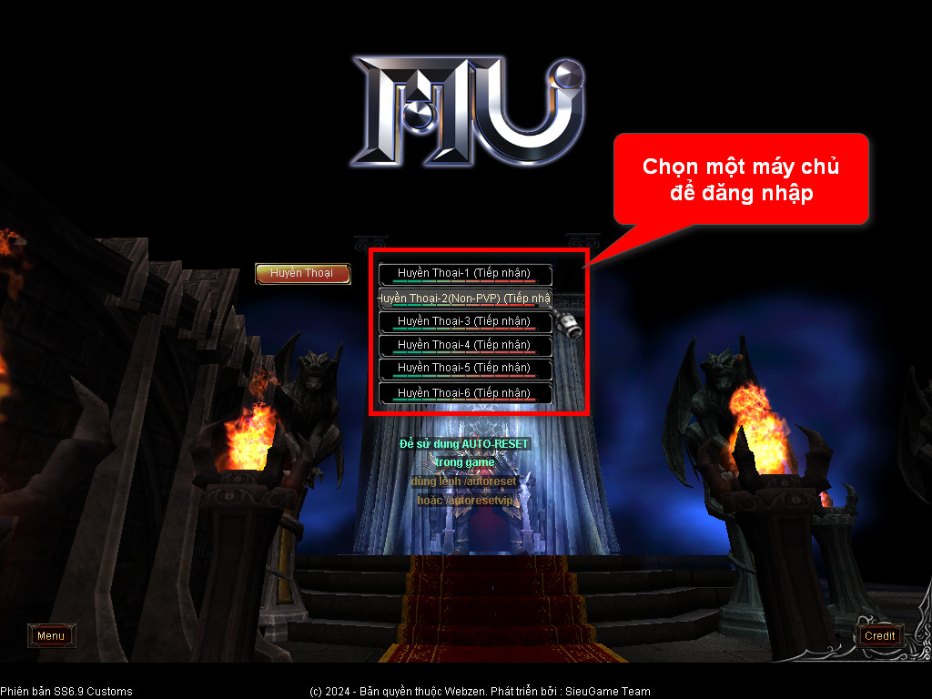 Chức năng chính của Game MU Thuần Việt Chức năng chính của Game MU Thuần Việt